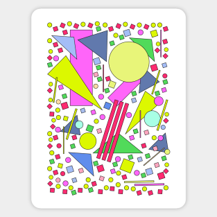 Retro Vintage 80s and 90s Style Sticker